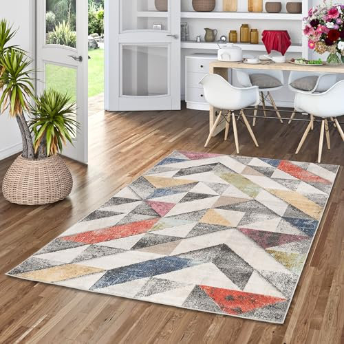 Pergamon In- und Outdoor Designer Teppich Lagos Bunt Modern in 5 Größen