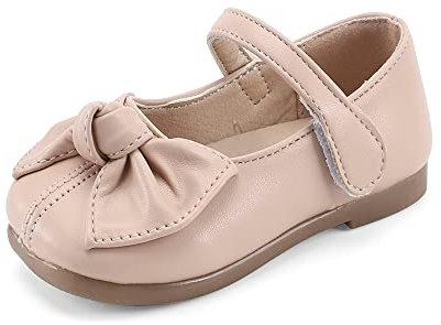 MASOCIO Ballerine Bambina Scarpa Eleganti Mary Jane Comunione Cerimonia Scarpine Primi Passi Bimba Principessa Scuola Taglia 22 Rosa