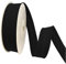 TEXTEX = 20 mm Breites Schrägband. 50% Baumwolle und 50% Polyester. Stück von 10m - (Schwarz)