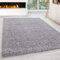 Miovani Hochflor Teppich 120 x 170 cm Hellgrau - Besonders weicher Shaggy Teppich in vielen Farben & Größen für Dein gemütliches Zuhause - Teppich Wohnzimmer & Schlafzimmer