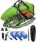 YLLLLY Futterboot, 12000mAh Batterien, 500m Fernbedienung, 1,5kg Ladetrichter, Wind- und wellenfest, mit Handtasche, Nachtangeln 888