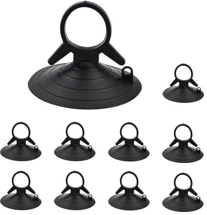 Lumiscent Auto-Saugnapf, Auto-Glas-Saugnapf, Sonnenschutz, Visier-Saugnapf, wiederverwendbarer Zugring, Schwalbenschwanz-Saugnapf-Haken für Windschutzscheibe, Bad und Küche