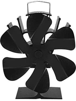 Effizienter Ventilator Mit 6 Flügeln Für Gas Pellet Holzöfen 6 Flügel Wärmeverteilung Leiser Holzofen Ventilator Gebläse Wärmebetrieben Elektrisch Für Zuhause 6 Wärmebetriebene