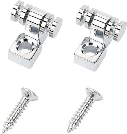 Banworks Guitar Roller String Tree Roller String Guides Retainer for Tele Telecaster Strat Stratocaster ST Electric Guitar Pack of 2 JT/YXK-01 Chrome