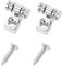 Banworks Guitar Roller String Tree Roller String Guides Retainer for Tele Telecaster Strat Stratocaster ST Electric Guitar Pack of 2 JT/YXK-01 Chrome