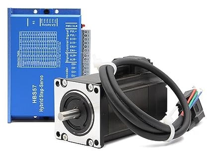 nmbhus Nema23 Schrittmotor Mit Geschlossenem Regelkreis, 2,2 Nm, HBS57 Und 57HS20N, Hybird-Servotreiber, 2-Phasen-Gleichstrom (16–70 V), CNC-Fräser, 3D-Drucker