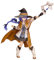 Qiancc Roxy Migurdia Figur, Anime Mushoku Tensei: Jobless Reincarnation Actionfigur, Cartoon Modell Statue, Desktop Decoration,25cm,Hut Removable