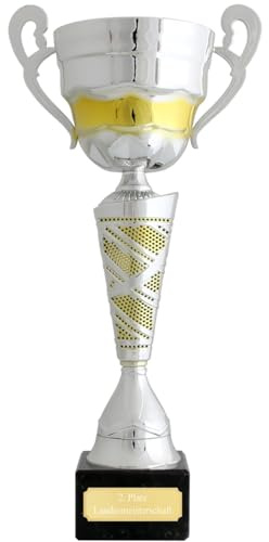 KDS Pokal Ferret Metall Henkel hoch mit Gravur