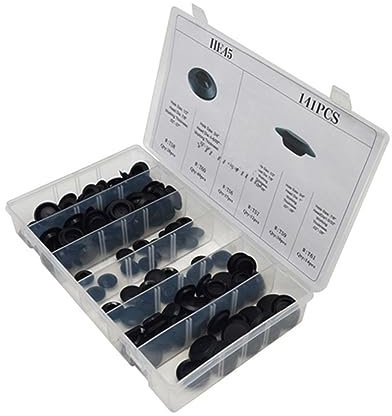 OKUMEYR 141stücke Gummistecker Auto-gummistopfen Tüllenstopfen Gummi-tüllenstopfen Set Unterputz-haltestopfen Flush Mount Stecker Sortiment Für Verschiedene Anforderungen
