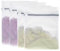 WOLMIK 4 Pcs Mesh Laundry Wash Bag, 55x45cm/50x40cm Large Fine Laundry Bags with Zips Reusable Washing Machine Wash Bag for Clothes, Socks, Underwear, Bra (L+M, White)