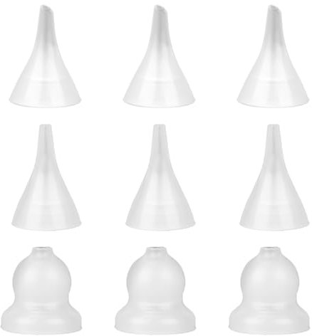 BOXOB 9 Stück Ersatzspitzen für Nasensauger, Silikon Ersatzteile für Babys und Kleinkinder Kompatibel mit GROWNSY Watolt LittleTora HEYVALUE Cocobela HailiCare KIDIRA TEQIN X-Bosak