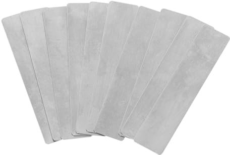 Vaguelly 10pcs Air Compressor Reed Valve Plate Kit Stainless Steel Valve Plate Replacement for Compressor