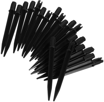 HIAKDOFT Solar Lampen Erdspieße Aus Kunststoff Ersatz Gartenleuchten Pfähle Für Außenbeleuchtung Wetterfest Und Leicht Kompatibel Mit Solar Gartenlampen 13.40 X 1.40 X 1.20 cm