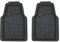 Amazon Basics 2-Piece All-Season Rubber Floor Mat for Cars, SUVs and Trucks, Black