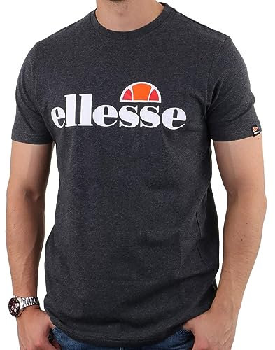 Ellesse Herren Sl Prado Tee Poloshirts, Dark Grey Marl, XS EU