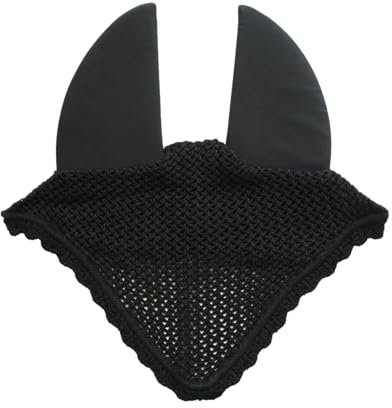 Kentucky Horsewear Soundless Fliegenohren, Größe:WB, Farbe Kentucky Horsewear:schwarz