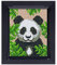 Pixel P31432 Mosaik Geschenkverpackung Panda, Pixelbild mit Rahmen, kinderleichtes Stecksystem, ohne Bügeln und Kleben, Steinchen aus Biokunststoff