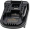 vhbw Adaptateur de Batterie Compatible avec DeWalt & Milwaukee Batteries Li-ION 20 V, Makita 18 V Li-ION Outils électriques