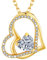 MISUMOR Halskette Damen Silber 925 Gold Herz Kette Schmuck Damen Geschenke für Frauen, Freundin, Mama, Frau Geburtstag Weihnachten Valentinstag Muttertag Jahrestag, Hochzeitstag