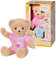 BABY born Bär pink, Teddy Kuscheltier mit pinkem Strampler und beweglichen Armen und Beinen, 835609 Zapf Creation