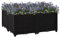 Festnight Fioriera Rialzata, Fioriera da Esterno, Vasi Esterno, Vasi da Balcone, Fioriera Balcone, 80x80x38 cm in Polipropilene