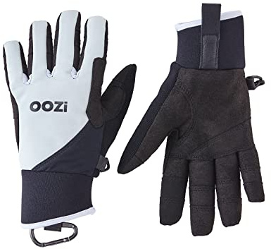 OOZi Winterhandschuhe für Herren und Damen, Touchscreen Handschuhe, Warme Fahrradhandschuhe für Wandern, Laufen, Radsport, Autofahrten (Weiß, S)