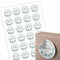 24 Stück Aufkleber Kommunion- Personalisierte Aufkleber mit Namen Datum für die Geschenke Ihrer Gäste 4,5cm Runde Papieraufkleber Etiketten für Tischdeko, Flaschen, Tüten, Briefen, Einladungskarte