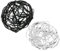 BESTonZON 2st Festes Gitter Für Blumenarrangements Einsatz Für Blumenvase Blumenkäfig Japanischer Blumenfrosch Deckel Mit Blumeneinsatz Metall Halterung Grillarbeit Aluminiumlegierung