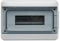 DEBFLEX - Coffret Electrique Etanche + Bornier à Vis - Tableau Electrique 12 Modules - IP65/IK07 - Idéal Extérieur/Piscine/Jardin - Pose en Saillie - Gris