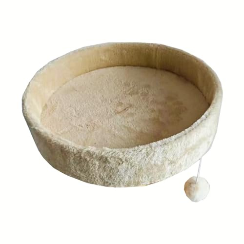 SHENGOCASE 13.5 Cat Tree Tower Accessories Replacement Parts Top Perch Bed Platform, Cat Tower Add ons (Beige, M8)
