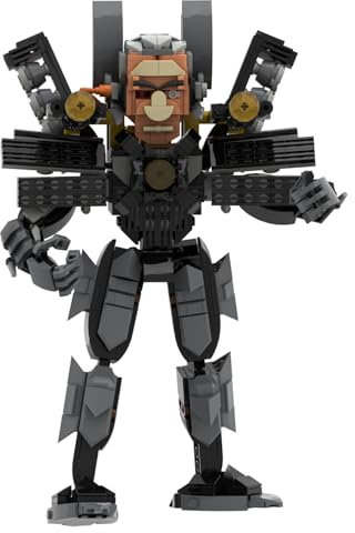 SIUVEY Upgrade Titan TV Man,Upgraded Titan Speakman,Titan Cameraman Upgraded,Titan Clockman,Upgraded Titan Drillman,Buildable Toy,Building Toy Figures Collectible Game Model Toys (732)
