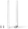 Antenne 5G Exterieur 4G Antenne WiFi Dual-Polarisation 14DBi LTE Antenne 698-2700 | 3300-3800 MHz MIMO Exterieur Directionnelle Antenne SMA / 2 x TS9 Antenne, Câble 10 Mètres, 3G/4G/5G/GSM/GPRS-Blanc