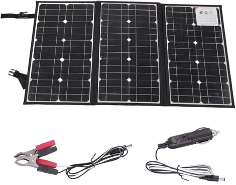 Panneau Solaire Portable, Panneau Solaire Pliant De 600 W, Station Alimentée Avec USB 5 V Et 18 V, Kit Panneau Solaire Compact, Panneau Solaire Portable Off-Grid De Voyage, Panneau Solaire
