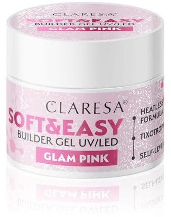 Builder Gel Soft&Easy Glam Pink 12g Claresa