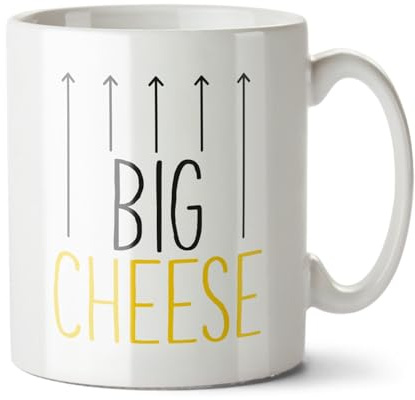 Black Raven Design - Big Cheese - Funny Colleague, Boss Gift Mug, Ceramic, 11fl oz
