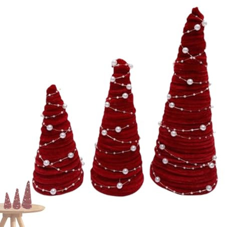 Albero Di Natale Unico, Albero Di Natale Artificiale, Albero Di Natale in Tessuto Non Tessuto, Albero Di Natale In Miniatura con Costruzione In Tessuto Non Tessuto Per La Decorazione Della