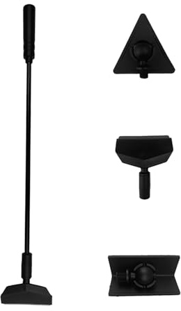 Ieron 3-in-1-Reinigungsset für Aquarien, Reinigungswerkzeug-Set für Aquarien, dreieckiger Algenschaber, rechtwinklige Bürste, Schwammbürste, Tiefenreinigungswerkzeuge zur Pflege von Aquarien