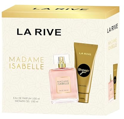 La Rive Madame Isabelle Geschenkset Parfum - Eau de Parfum 100 ml & Duschgel 100 ml für Damen - Eleganter Damenduft im stilvollen Geschenkset Damenduft Frauenduft