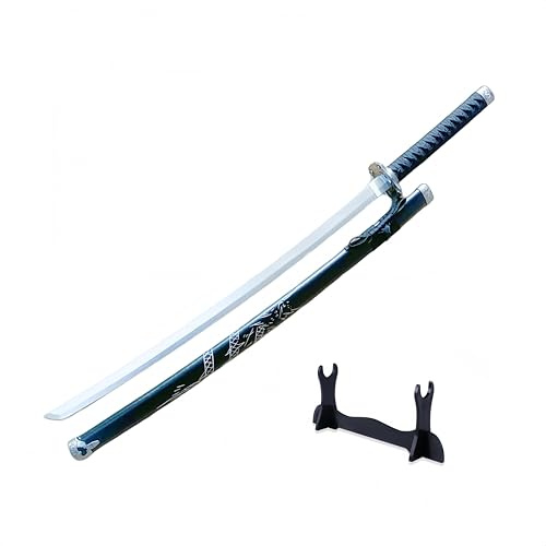 Épées, Épée décorative en Bois avec Fourreau Noir (Length 100cm)