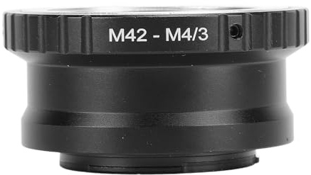 TARSHYRY Bague d'adaptation d'objectif M42 vers Micro Quatre Tiers pour Appareils Photo Numériques, Compatible avec la Série EP, Modèles EPL Convertisseur de Monture 'Objectif DSLR pour Systèmes