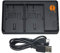 DSTE Cb-5l Batterie USB Dual Quick Chargeur Compatible pour BP-511,BP-508,BP-511A,BP-512A,BP-522,BP-535,EOS 5D 300D FV100 Optura 50MC PowerShot G1 ZR25MC ZR80