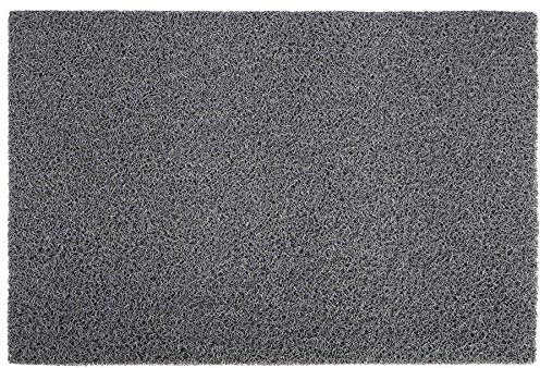 Primaflor - Ideen in Textil Outdoor-Fußmatte Schmutzfangmatte Lorenzo - Grau - 40x60cm, Rutschfester, Wasserdurchlässiger Schmutzfangläufer, Fußabstreifer, Spaghetti-Matte für Außenbereich