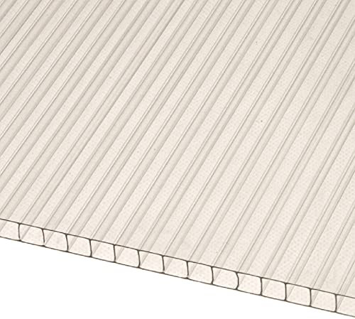 Placa o Panel de policarbonato Celular - 6mm (Transparente) (Policarbonato, 200x105cm)