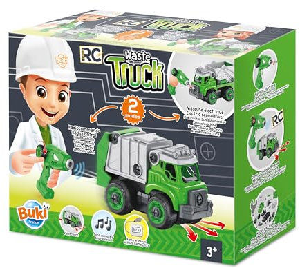 Buki - 9021 - Camion-poubelle rc