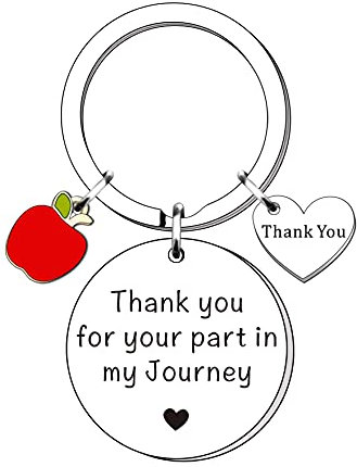 SMARGO Porte-clés avec inscription « Thank You for Your Part in My Journey »