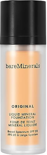 bareMinerals Original Liquid Mineral Foundation SPF 20-08 Light for Women 1 oz Foundation