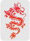 FINGERINSPIRE Drachen Schablonen 29.7x21cm Wiederverwendbare Drachen Wand Dekor Schablone Chinesische Asiatische Orientalische Drachen Schablone Zum Malen Auf Wand Möbel Stoff Holz