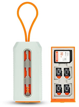 JJC 24 Slots Speicherkartenhalter für 6 SD/SDXC/SDHC Karten und 12 Micro SD/Micro SDXC/Micro SDHC/TF Karten