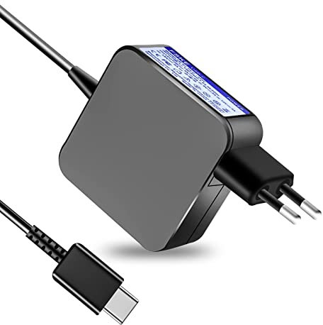 FSKE Type C Ladegeräte Netzteile,45W Laptop USB C Ladekabel AC Netztei Lenovo Adapter Batterie Stromversorgung tragbare Computer