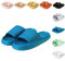 Sumvov Cozyslides Original Damen Schlappen 100% EVA Super Weich Rutschfest Badeschuhe Cozislides Original Hausschuhe Damen Herren,Blau,40/41 EU